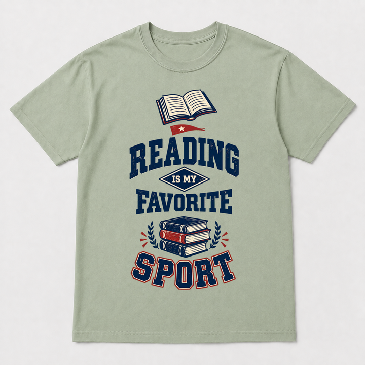 Reading Is My Favorite Sport – Comfort Colors 1717 T-Shirt