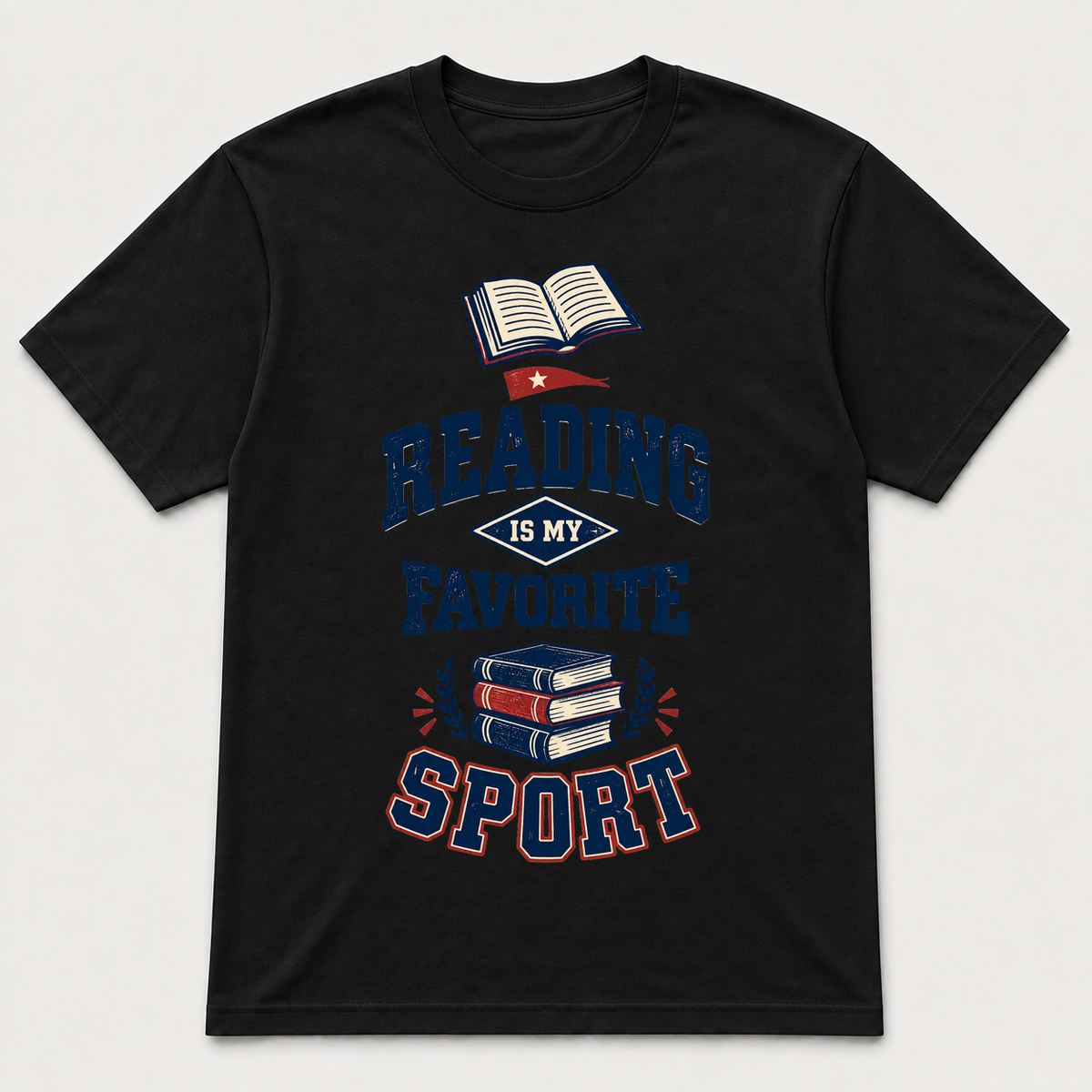 Reading Is My Favorite Sport – Gildan 5000 T-Shirt