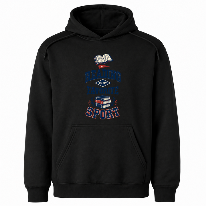 Reading Is My Favorite Sport – Gildan 18500 Hoodie