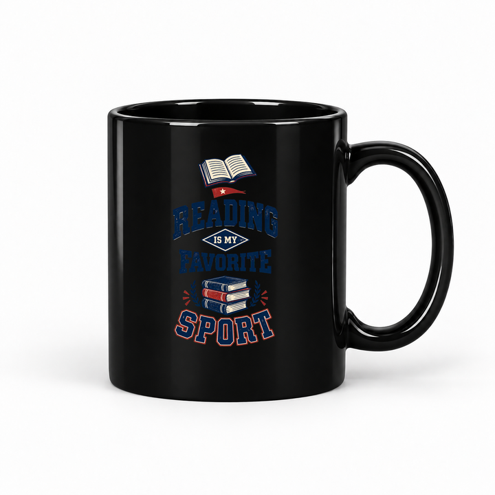 Reading Is My Favorite Sport – Ceramic Mug 11oz