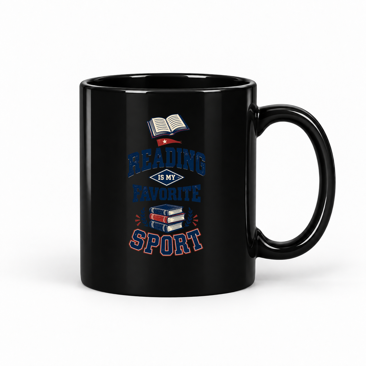 Reading Is My Favorite Sport – Ceramic Mug 11oz